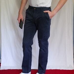 Vineyard Vines Breaker Pants Mens 32x34 Navy Blue Chino Casual Preppy